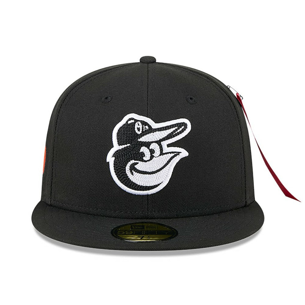 Baltimore Orioles x Alpha Industries 59FIFTY Fitted Hat Black | New Era