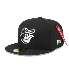 Baltimore Orioles x Alpha Industries 59FIFTY Fitted Hat Black | New Era