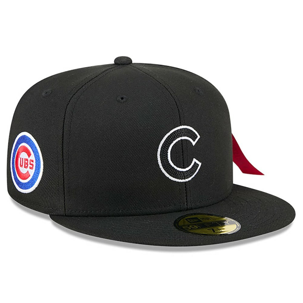 Chicago Cubs x Alpha Industries 59FIFTY Fitted Hat Black | New Era