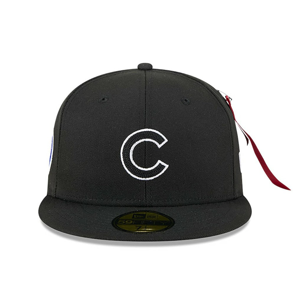 Chicago Cubs x Alpha Industries 59FIFTY Fitted Hat Black | New Era
