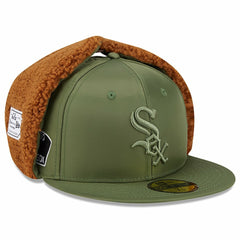 Chicago White Sox x Alpha Industries Dog Ear 59FIFTY Fitted Hat Olive | New Era