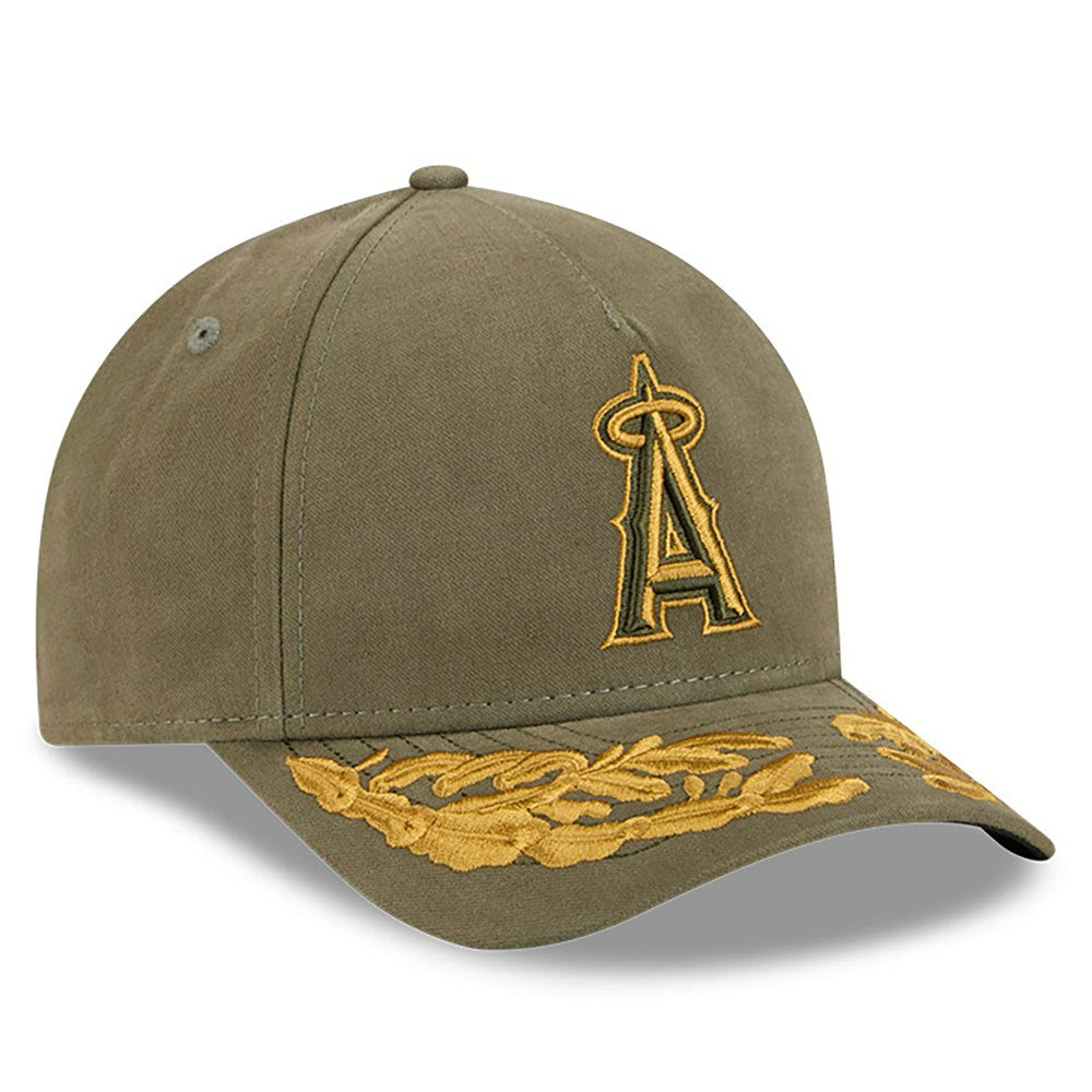 Los Angeles Angels x Alpha Industries A-Frame 9FORTY Adjustable Hat Olive | New Era