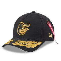 Baltimore Orioles x Alpha Industries A-Frame 9FORTY Adjustable Hat Black | New Era