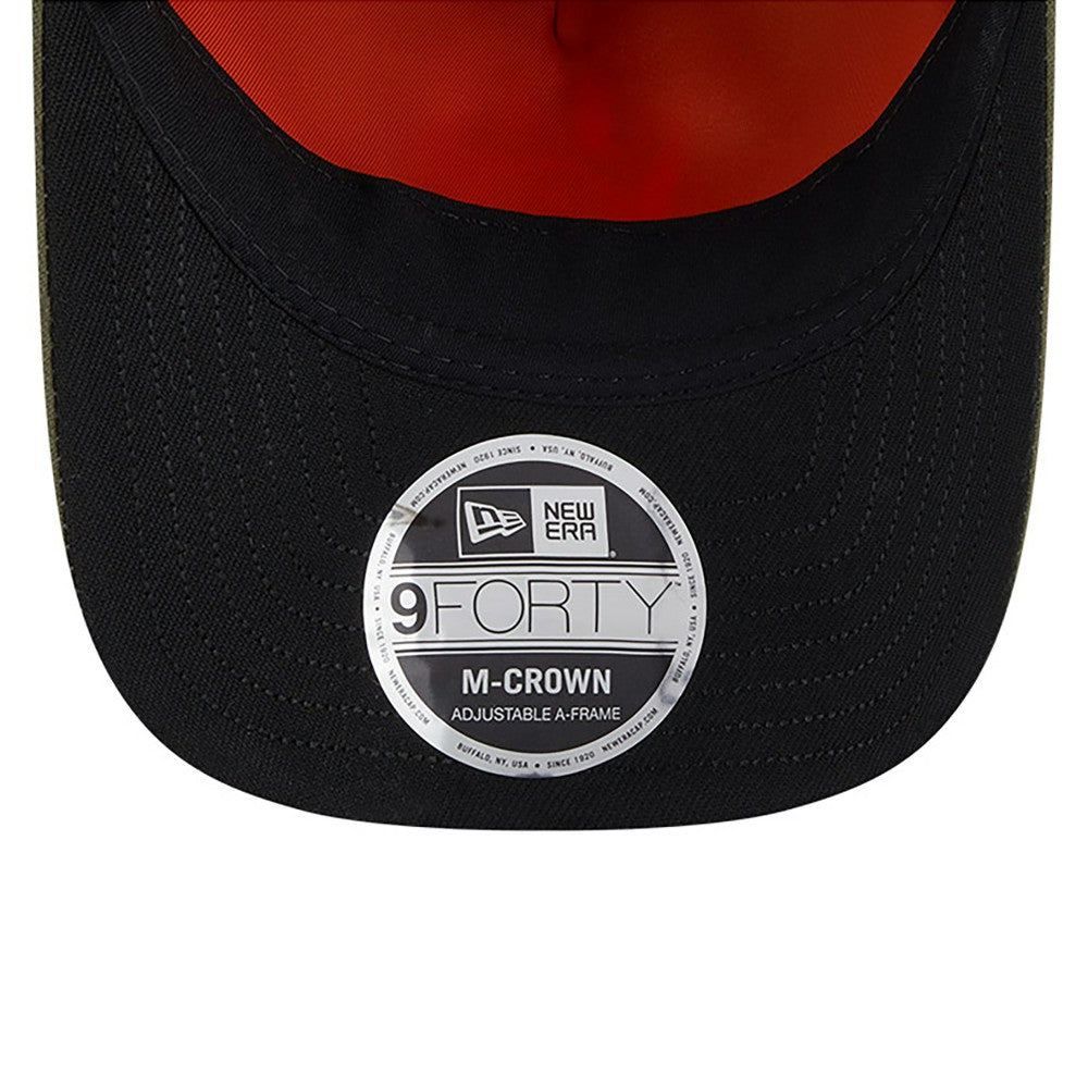 Milwaukee Brewers x Alpha Industries A-Frame 9FORTY Adjustable Hat Olive | New Era