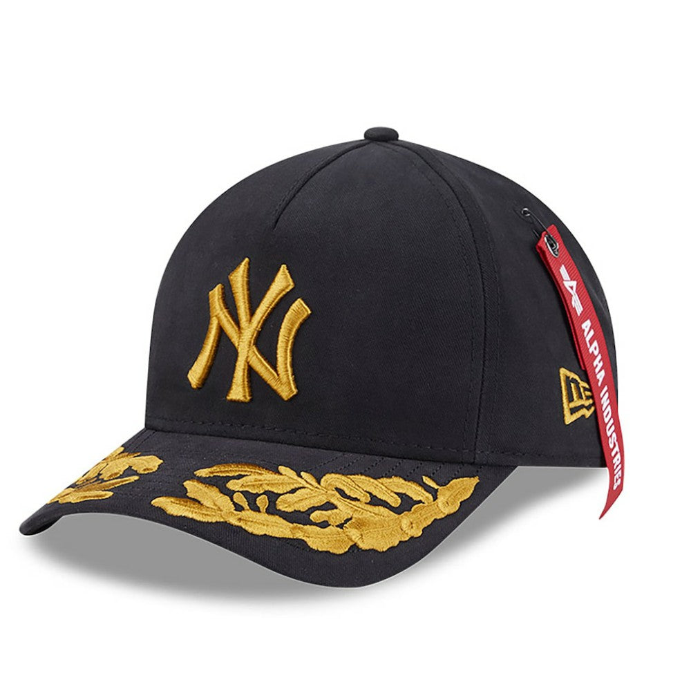 New York Yankees x Alpha Industries A-Frame 9FORTY Adjustable Hat Black | New Era