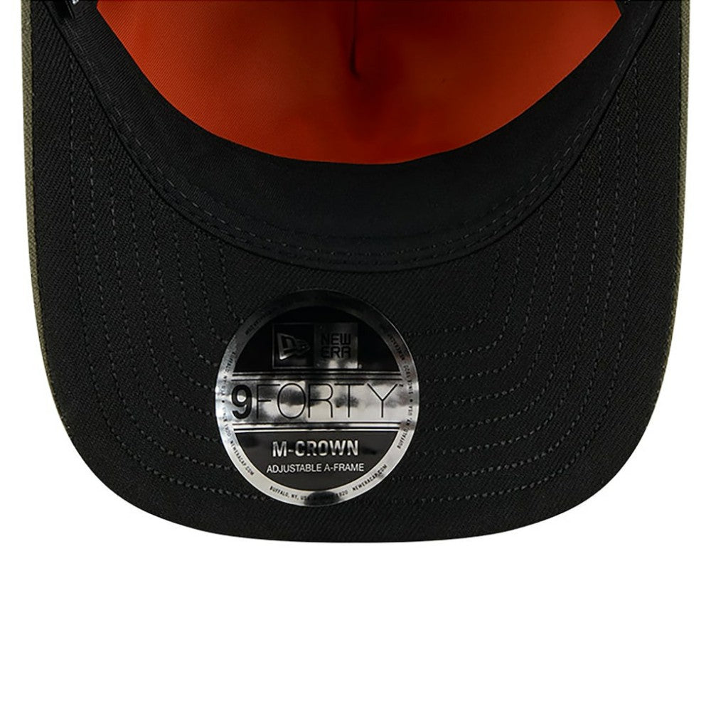 New York Yankees x Alpha Industries A-Frame 9FORTY Adjustable Hat Olive | New Era
