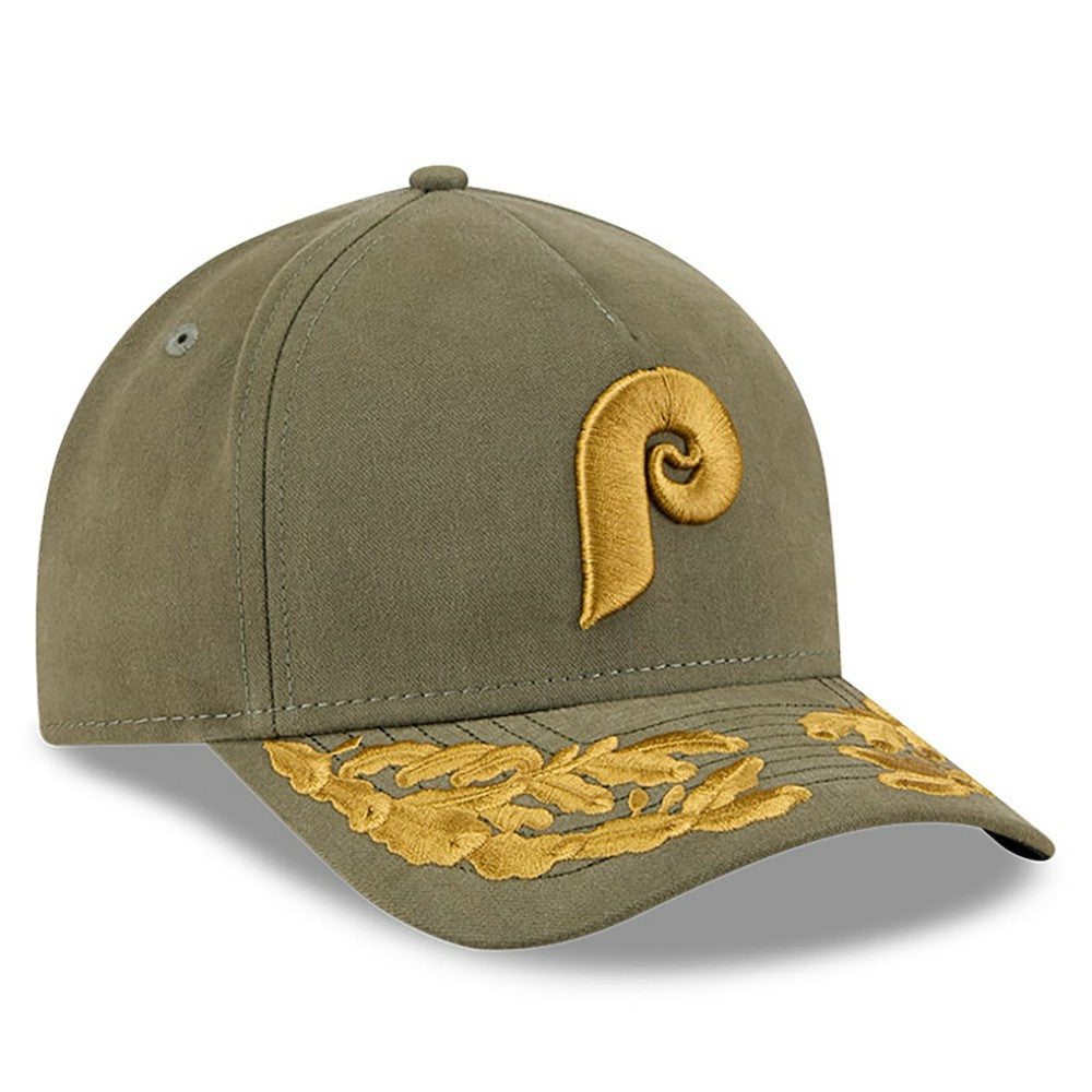 Philadelphia Phillies x Alpha Industries A-Frame 9FORTY Adjustable Hat Olive | New Era