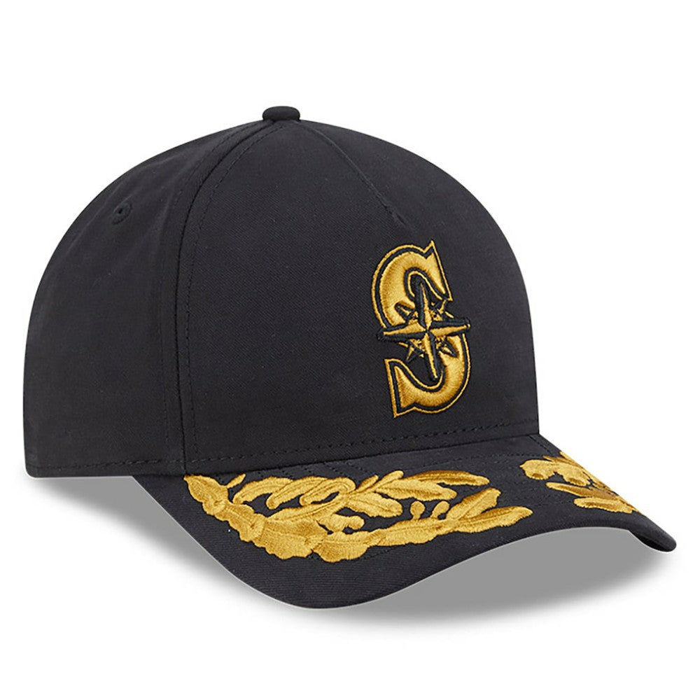 Seattle Mariners x Alpha Industries A-Frame 9FORTY Adjustable Hat Black | New Era