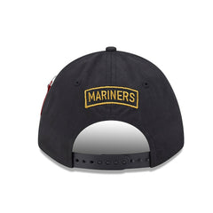 Seattle Mariners x Alpha Industries A-Frame 9FORTY Adjustable Hat Black | New Era