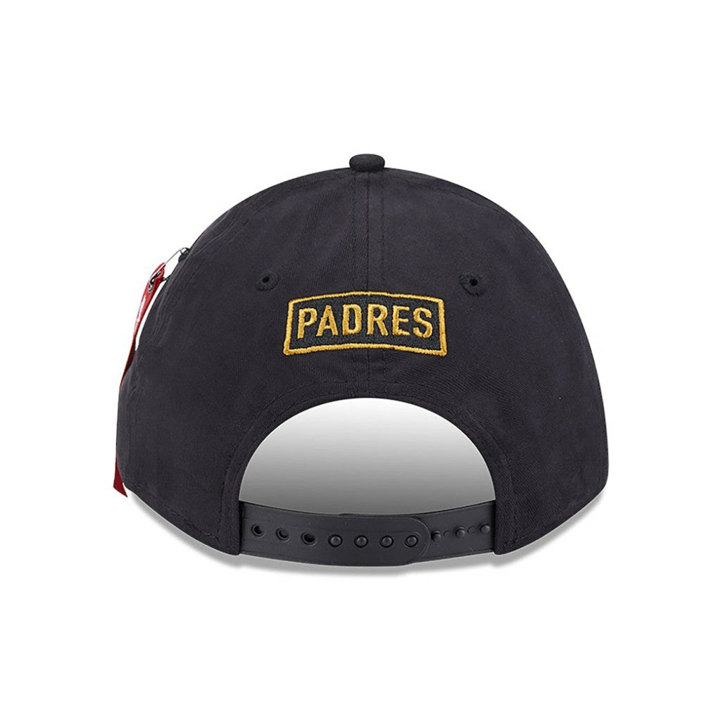 San Diego Padres x Alpha Industries A-Frame 9FORTY Adjustable Hat Black | New Era