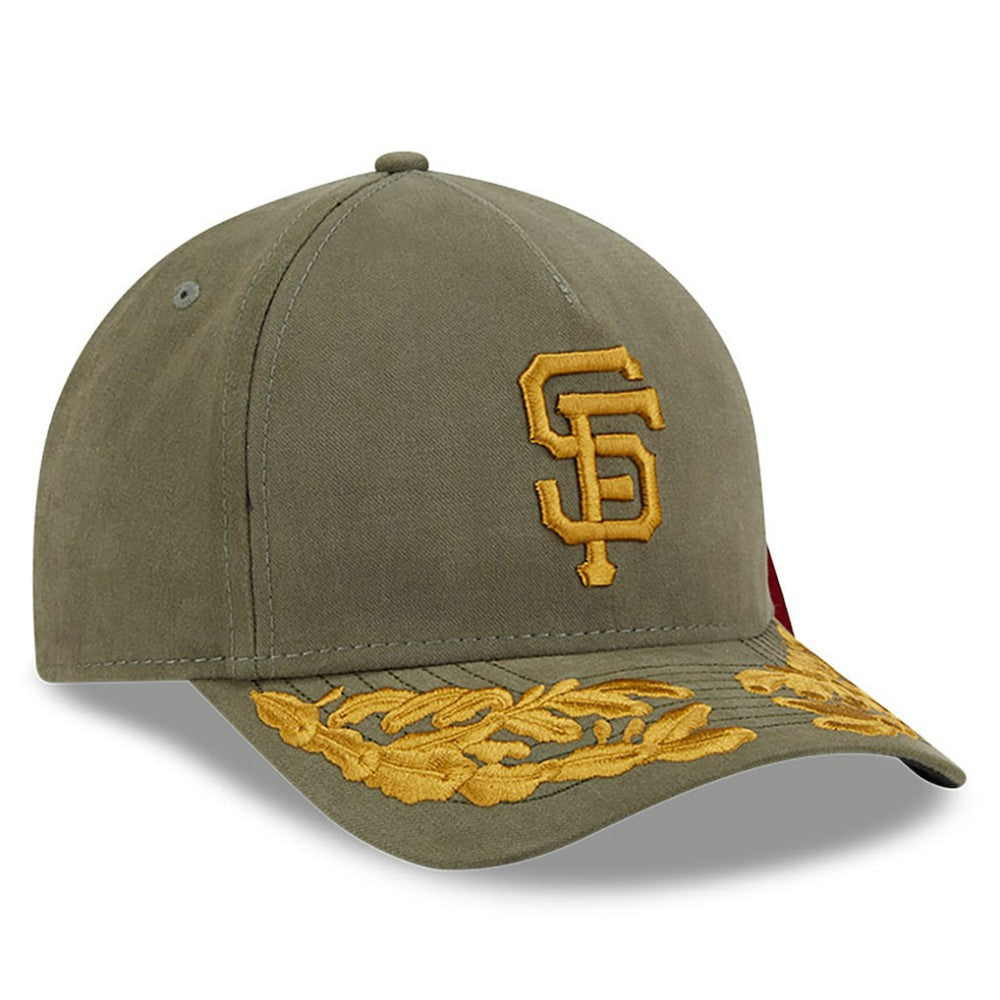 San Francisco Giants x Alpha Industries A-Frame 9FORTY Adjustable Hat Olive | New Era
