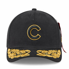 Chicago Cubs x Alpha Industries A-Frame 9FORTY Adjustable Hat Black | New Era