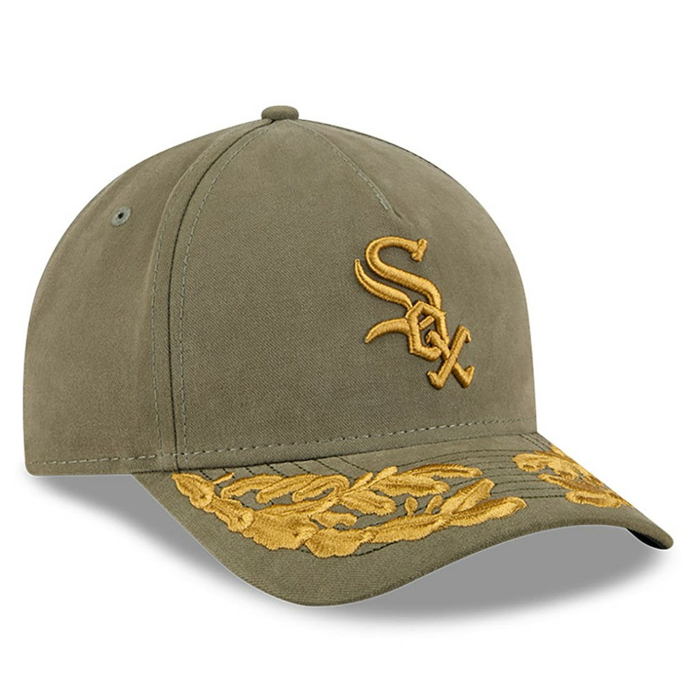 Chicago White Sox x Alpha Industries A-Frame 9FORTY Adjustable Hat Olive | New Era