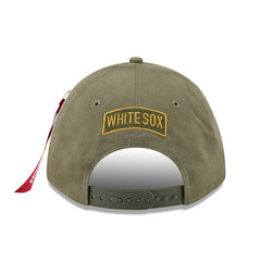 Chicago White Sox x Alpha Industries A-Frame 9FORTY Adjustable Hat Olive | New Era