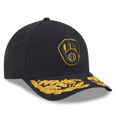Milwaukee Brewers x Alpha Industries A-Frame 9FORTY Adjustable Hat Black | New Era
