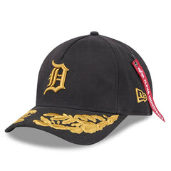 Detroit Tigers x Alpha Industries A-Frame 9FORTY Adjustable Hat Black | New Era