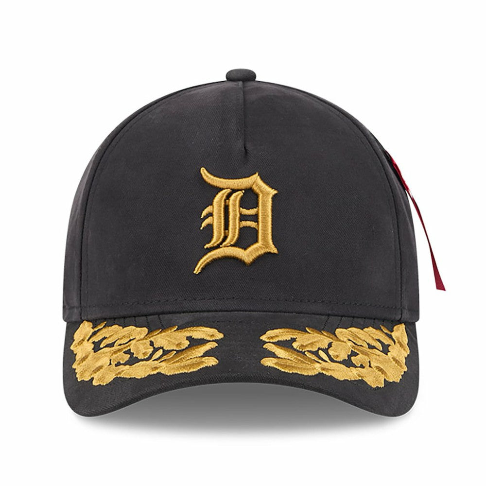 Detroit Tigers x Alpha Industries A-Frame 9FORTY Adjustable Hat Black | New Era