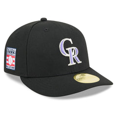 Colorado Rockies Baseball Hall of Fame 59FIFTY Low Profile Fitted Hat Black | New Era