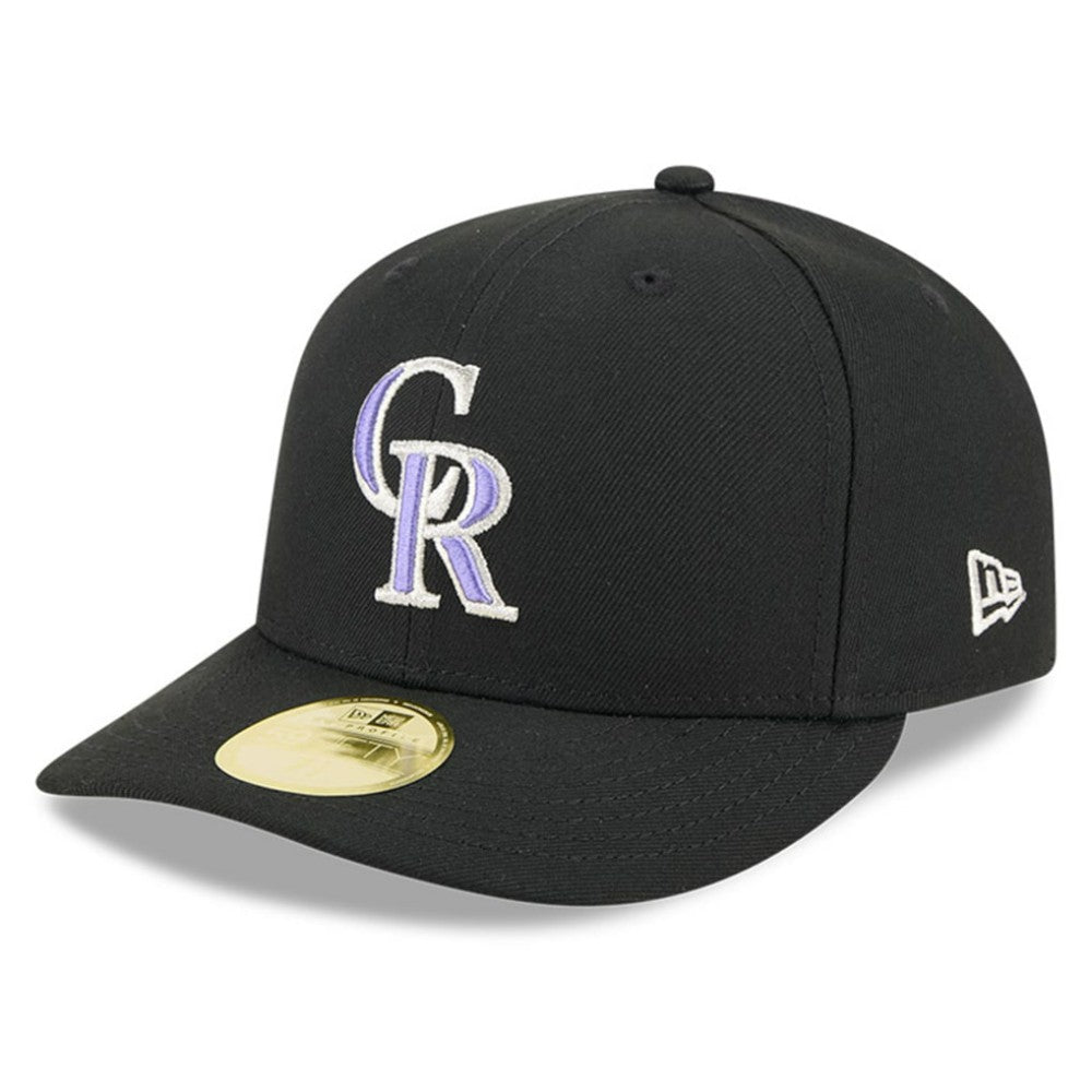 Colorado Rockies Baseball Hall of Fame 59FIFTY Low Profile Fitted Hat Black | New Era
