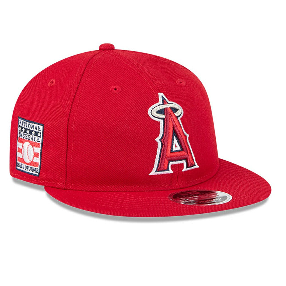 Los Angeles Angels Baseball Hall of Fame Retro Crown 9FIFTY Adjustable Hat Red | New Era