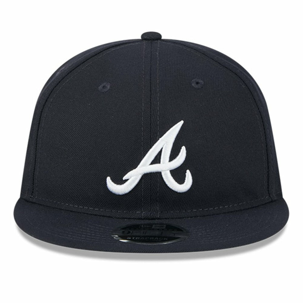 Atlanta Braves Baseball Hall of Fame Retro Crown 9FIFTY Adjustable Hat Navy | New Era