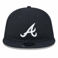 Atlanta Braves Baseball Hall of Fame Retro Crown 9FIFTY Adjustable Hat Navy | New Era