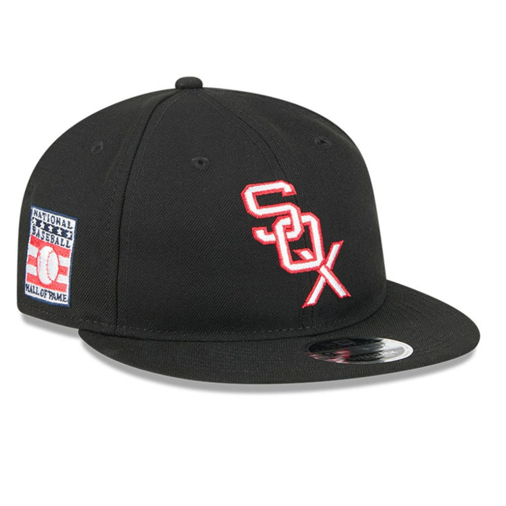 Chicago White Sox Baseball Hall of Fame Retro Crown 9FIFTY Adjustable Hat Black | New Era