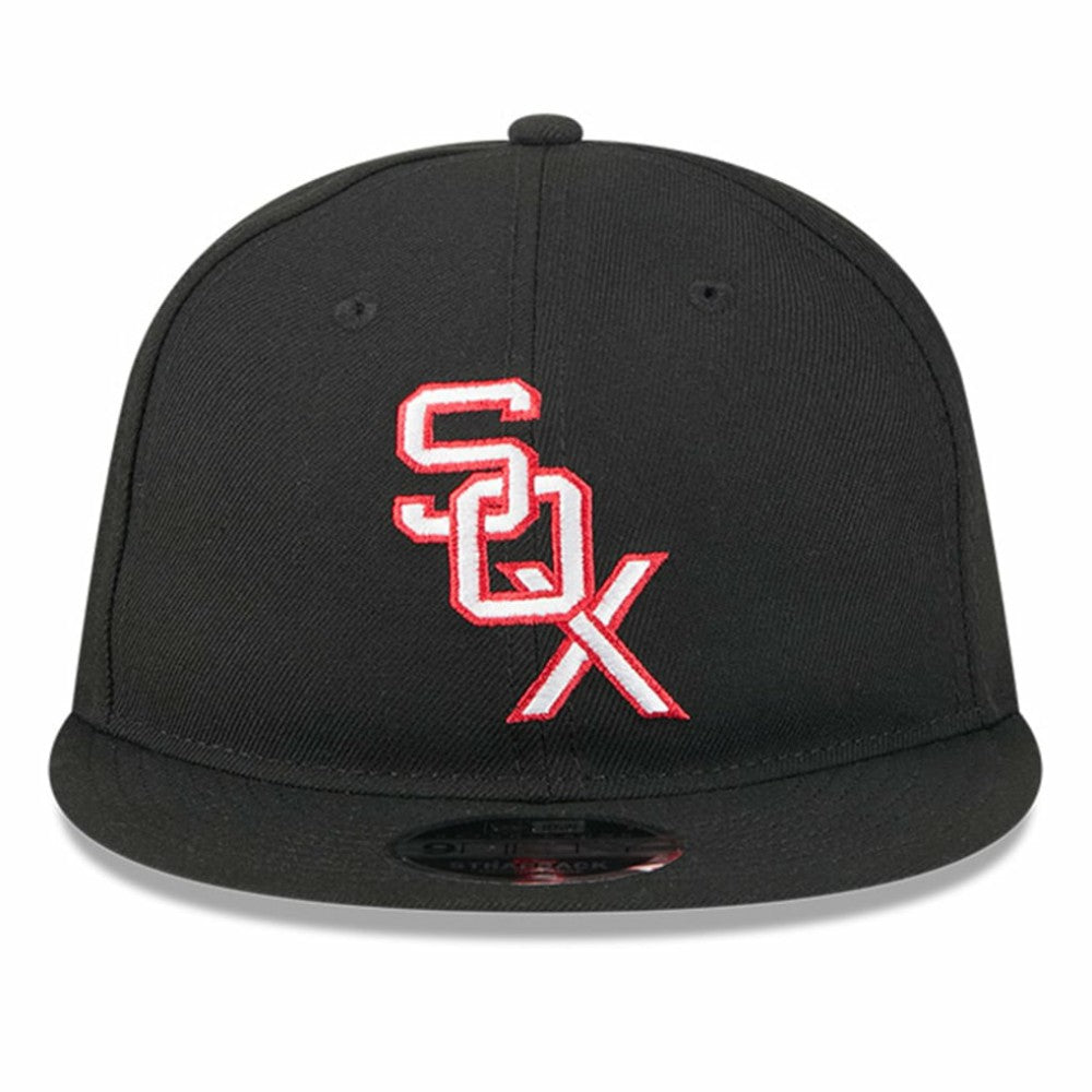 Chicago White Sox Baseball Hall of Fame Retro Crown 9FIFTY Adjustable Hat Black | New Era