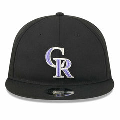 Colorado Rockies Baseball Hall of Fame Retro Crown 9FIFTY Adjustable Hat Black | New Era