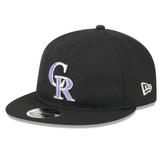 Colorado Rockies Baseball Hall of Fame Retro Crown 9FIFTY Adjustable Hat Black | New Era