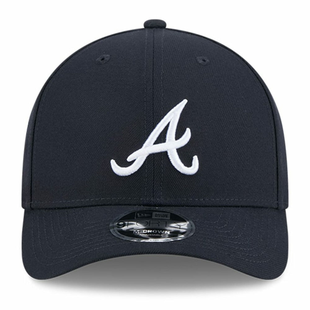 Atlanta Braves Baseball Hall of Fame 9FORTY M-Crown Adjustable Hat Navy | New Era