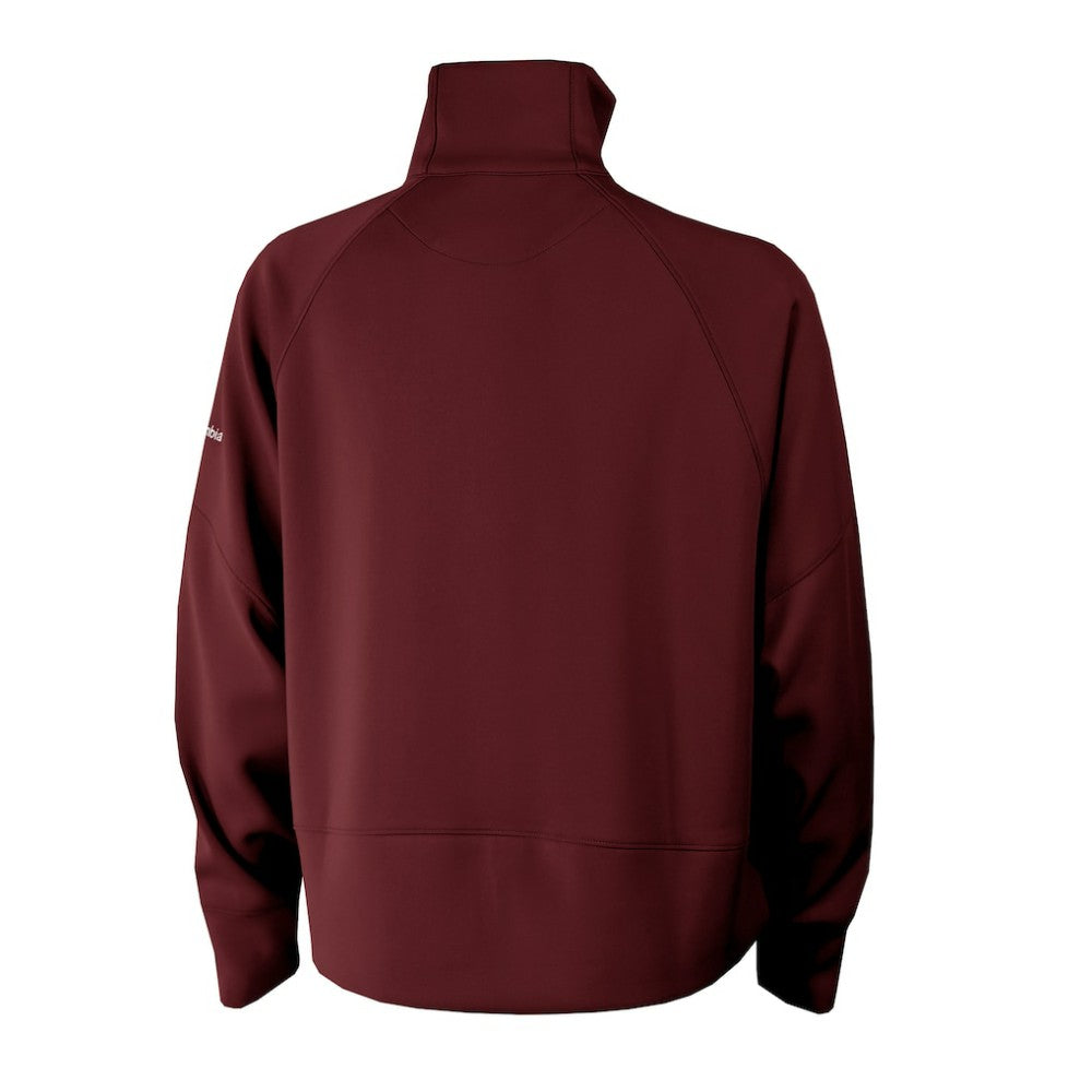 Colorado Avalanche Columbia Women's Wickhams Hills Raglan Omni-Wick Half-Zip Pullover Maroon