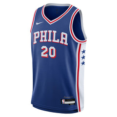 Jared McCain Philadelphia 76ers Youth Swingman Jersey - Icon Edition - Royal