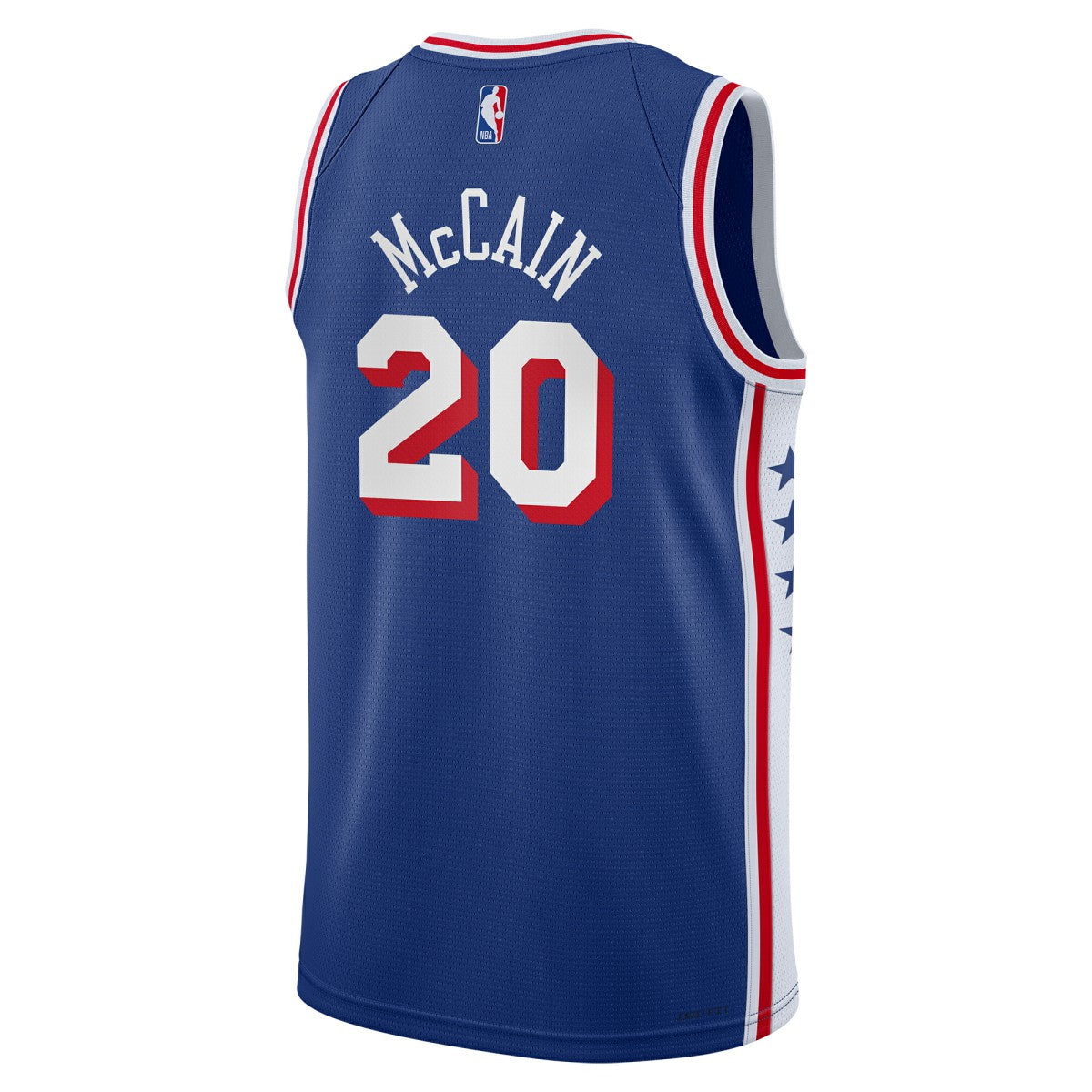 Jared McCain Philadelphia 76ers Youth Swingman Jersey - Icon Edition - Royal