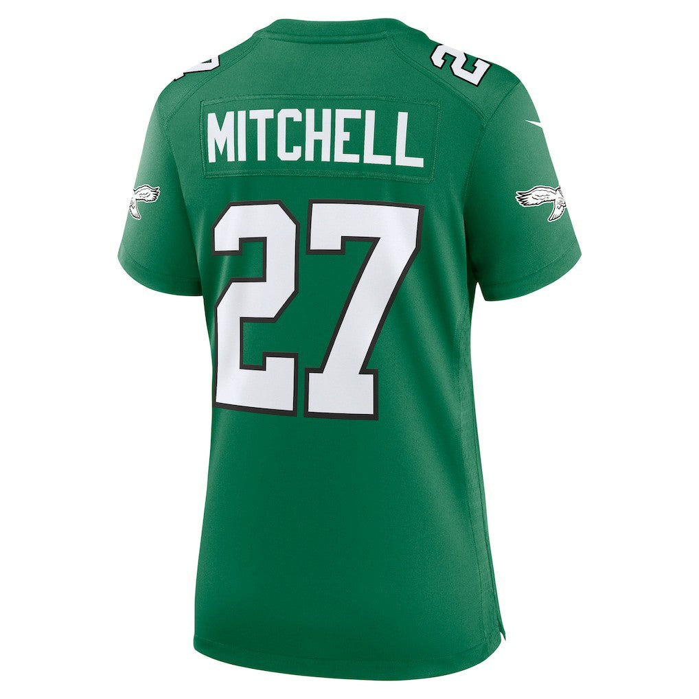 Quinyon Mitchell Philadelphia Eagles Women's Alternate Game Jersey - Kelly Green