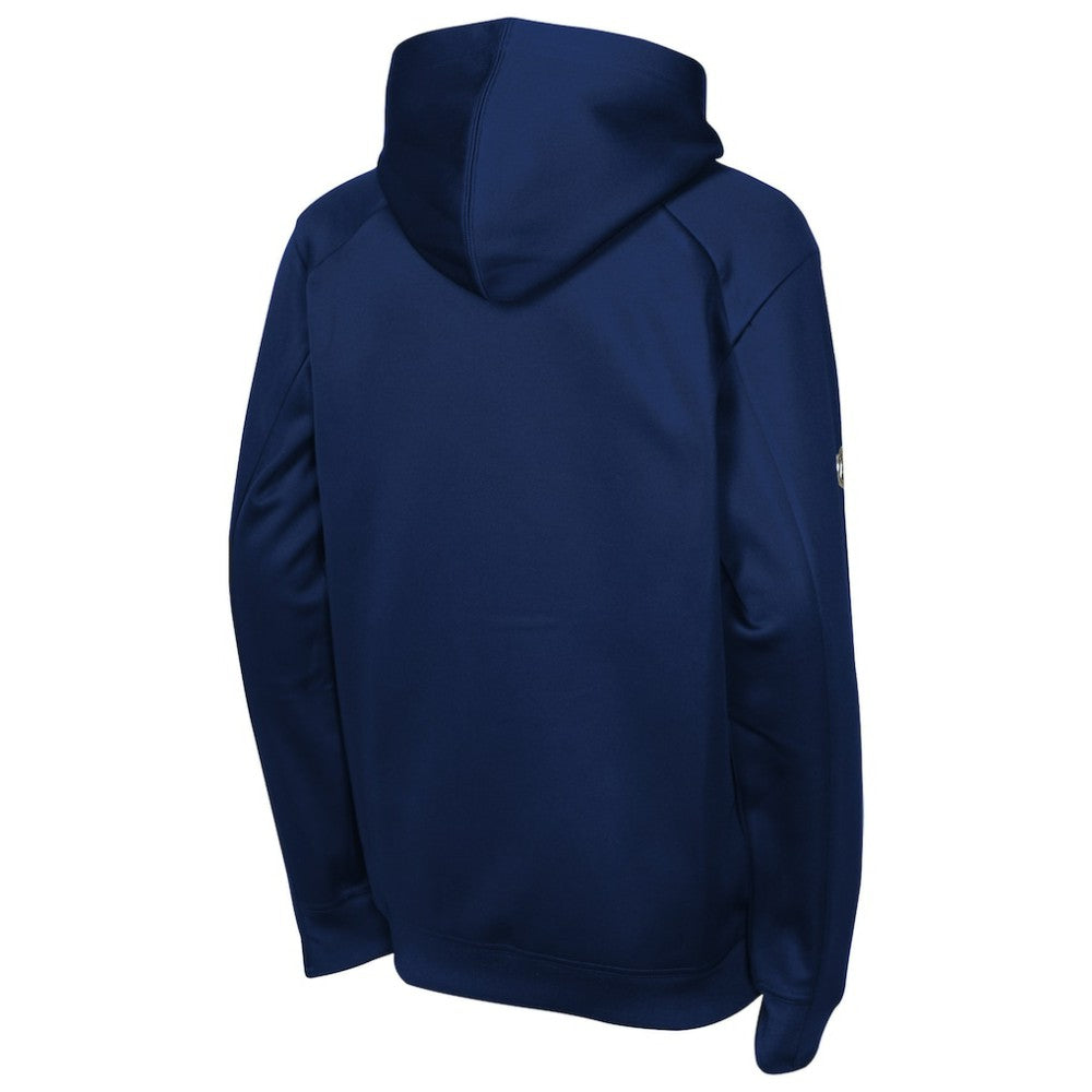 Montreal Canadiens Fanatics Youth Authentic Pro Rink Raglan Hoodie Navy