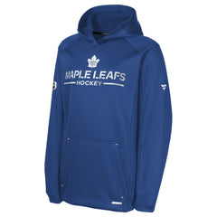 Toronto Maple Leafs Fanatics Youth Authentic Pro Rink Raglan Hoodie Blue