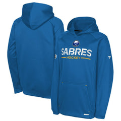 Buffalo Sabres Fanatics Youth Authentic Pro Rink Raglan Hoodie Royal