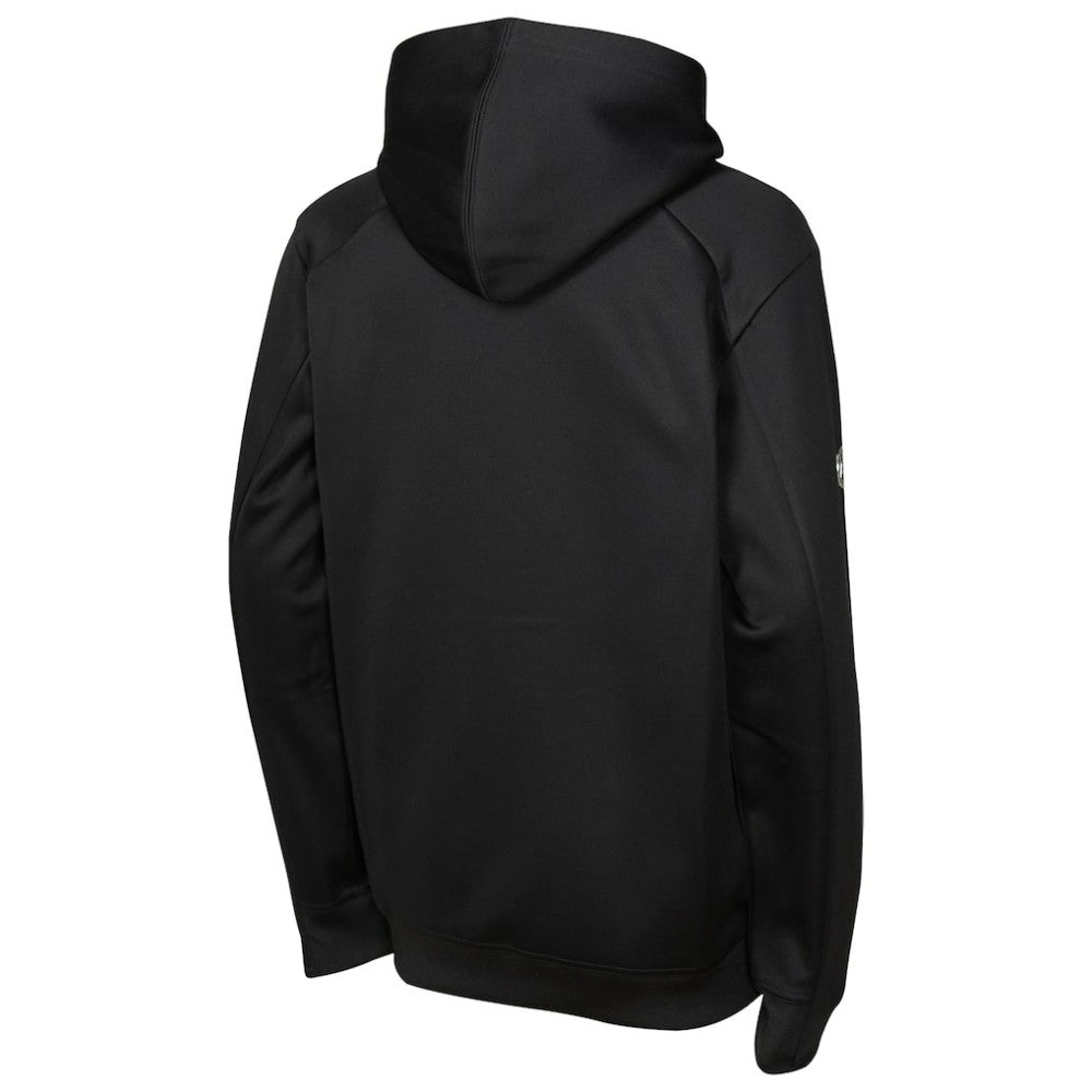 San Jose Sharks Fanatics Youth Authentic Pro Rink Raglan Hoodie Black