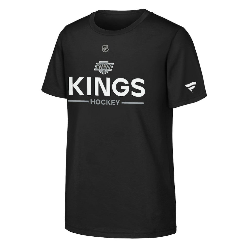 Los Angeles Kings Fanatics Youth Authentic Pro Wordmark T-Shirt Black