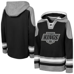 Los Angeles Kings Outerstuff Youth Ageless Must Have Home V-Neck Hoodie Black