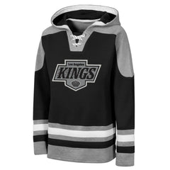 Los Angeles Kings Outerstuff Youth Ageless Must Have Home V-Neck Hoodie Black