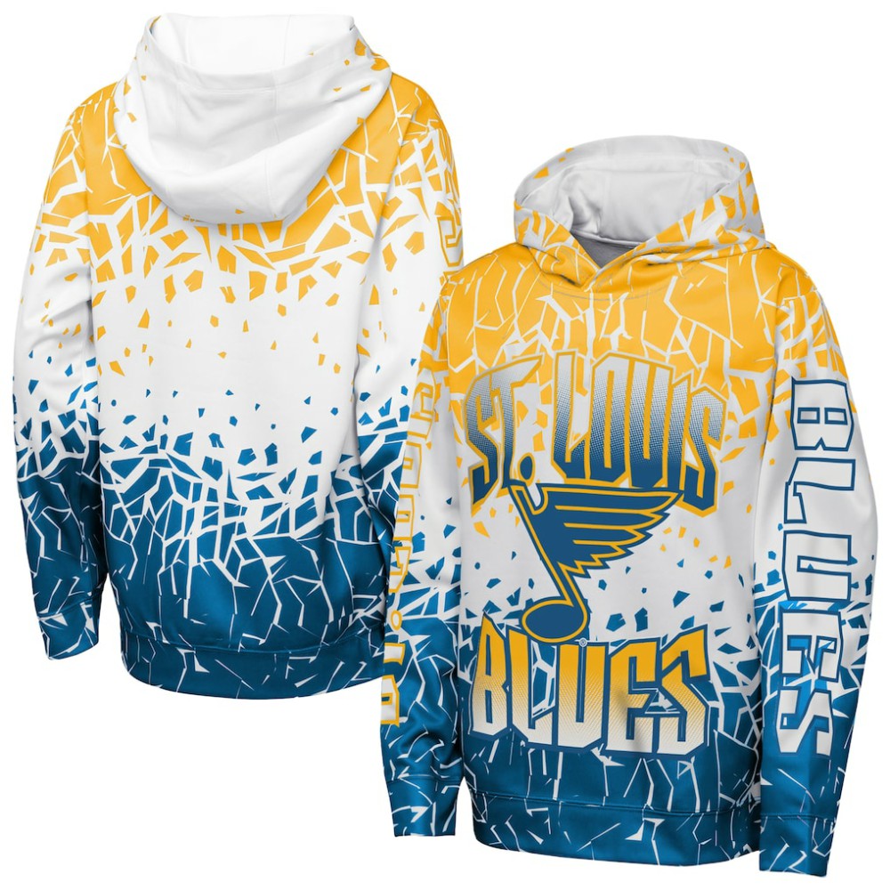 St. Louis Blues Outerstuff Youth Frozen Frenzy Hoodie Gold
