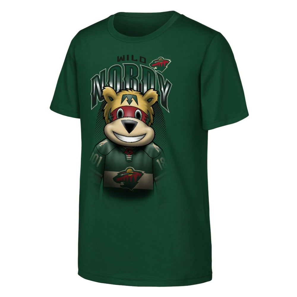 Minnesota Wild Outerstuff Youth Mascot Highlight T-Shirt Green