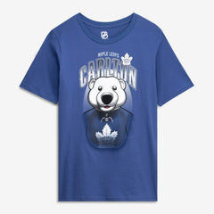Toronto Maple Leafs Outerstuff Youth Mascot Highlight T-Shirt Blue