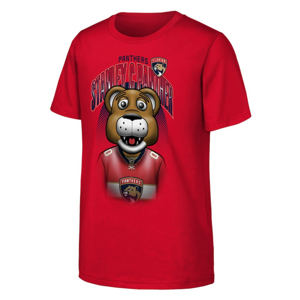 Florida Panthers Outerstuff Youth Mascot Highlight T-Shirt Red
