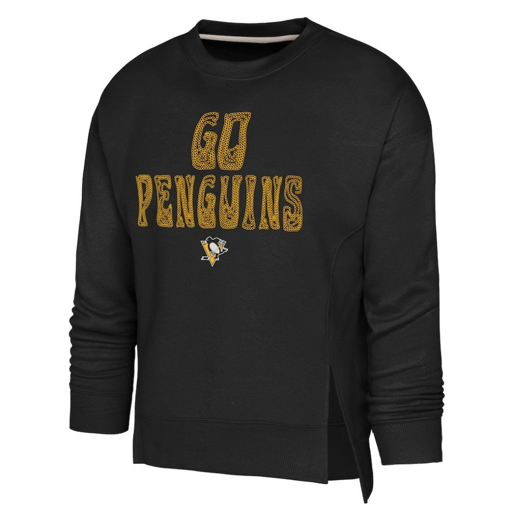 Pittsburgh Penguins Outerstuff Girls Youth Game Love Sweatshirt Black