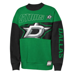 Dallas Stars Outerstuff Youth Impact Player Sweatshirt Kelly Green/Black