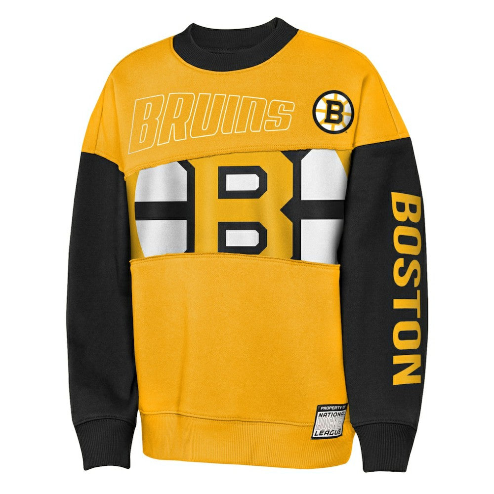 Boston Bruins Outerstuff Youth Impact Player Sweatshirt Gold/Black
