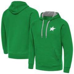 Dallas Stars Antigua St. Patrick's Day Victory Pullover Hoodie Kelly Green